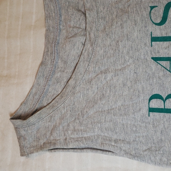 Emi Jay | Raising The Barre Muscle Tank in Green and Gray | OS | Gently Used - Picture 3 of 13